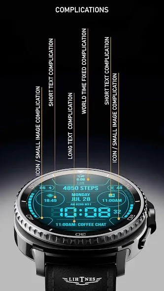 Digital Watch Face 055 screenshot 4