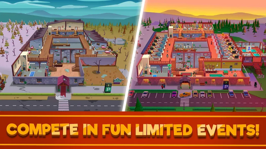Hotel Empire Tycoon-Idle Game screenshot 3