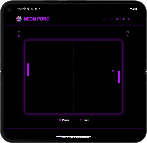 Neon Pong Master Offline Play screenshot 22