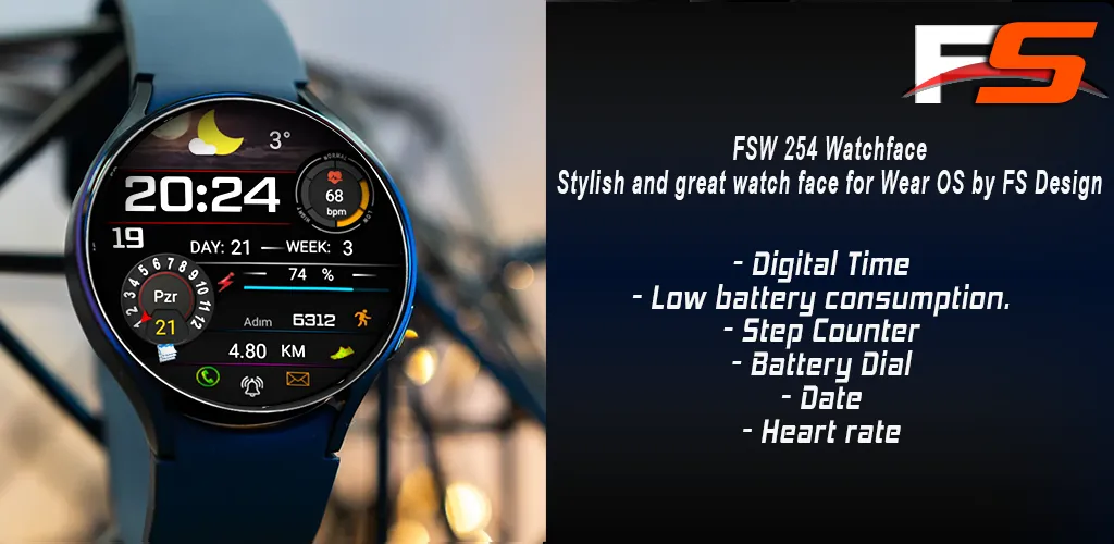 FS W254 Watch face screenshot 1