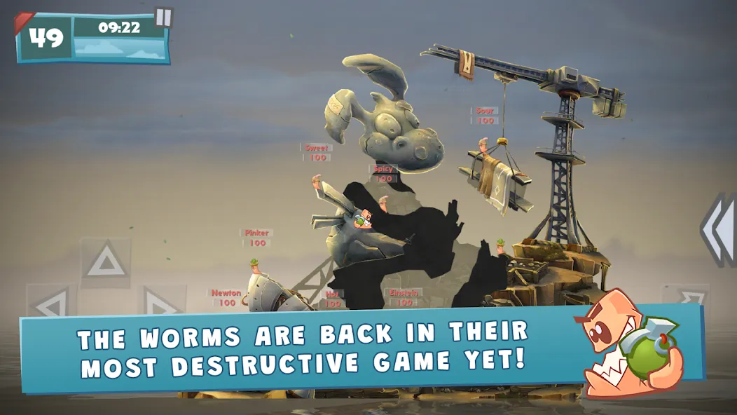 Worms W.M.D: Mobilize screenshot 1