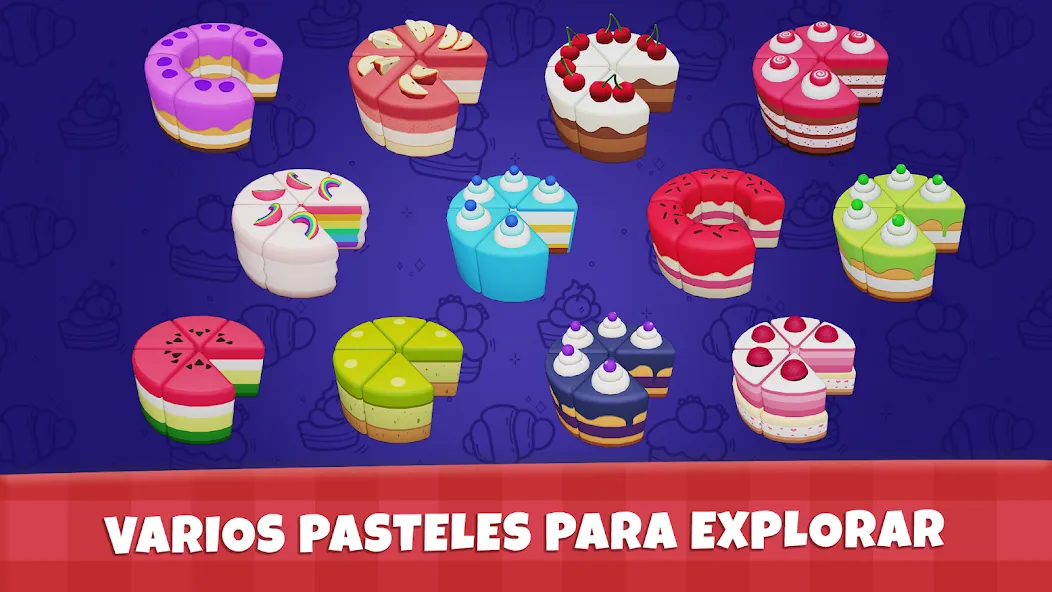 Cake Sort - clasificar tartas screenshot 7