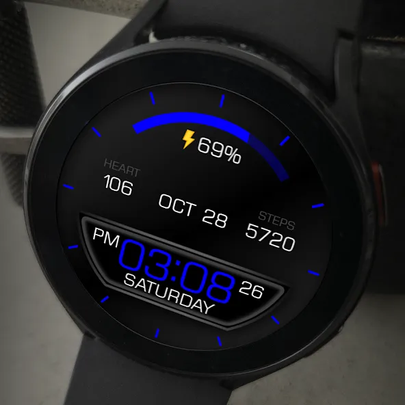 Key103 Digital Watch Face screenshot 8
