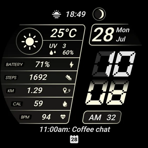 Watch face CNW-45 screenshot 29