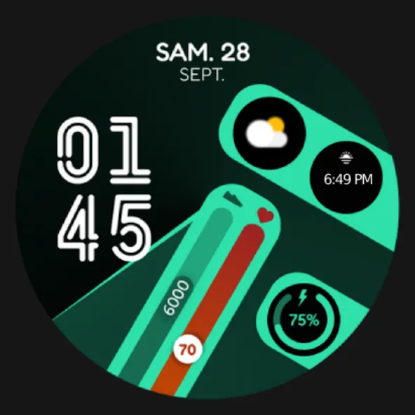 Radar Time Watch Face screenshot 23