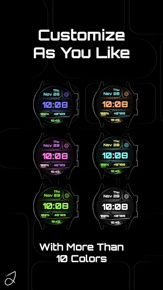 Simple Widget Watch Face v3 screenshot 3