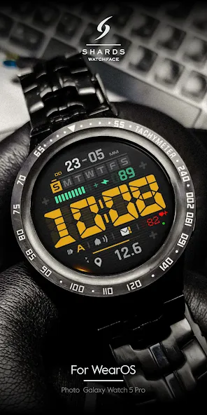 SH102 Watch Face, WearOS watch screenshot 5
