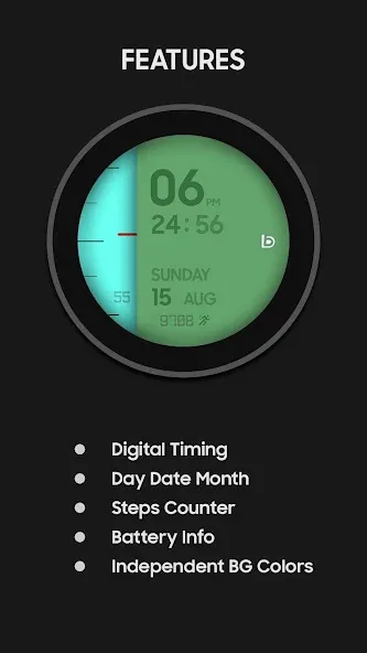 DB1203 Aero Digital Watch Face screenshot 5