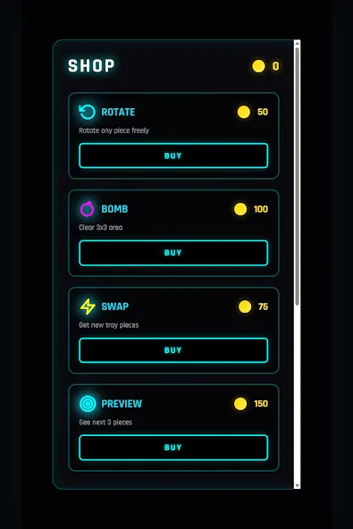 Neon Block Puzzle screenshot 3