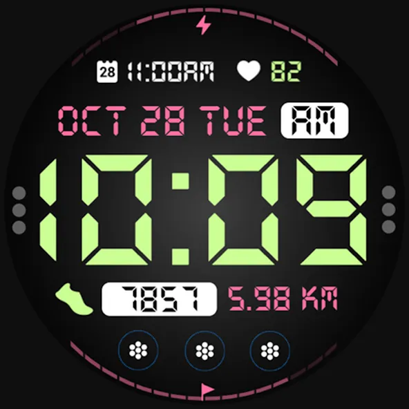 CH054 Digital watch face screenshot 41