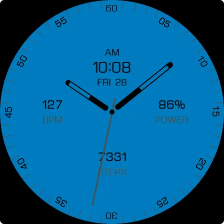 Key107 Analog Watch Face screenshot 27