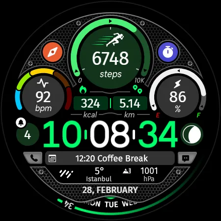 Circle Clock - Watch Face screenshot 31