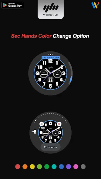 YamWatch Analog 6 screenshot 5