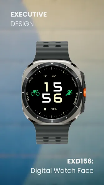 EXD156: Digital Watch Face screenshot 2
