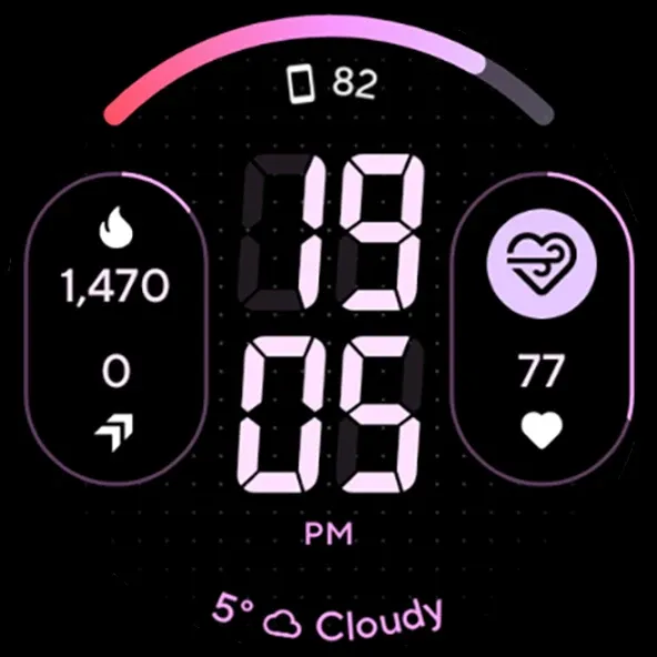 Horizon 9: Watch face screenshot 13