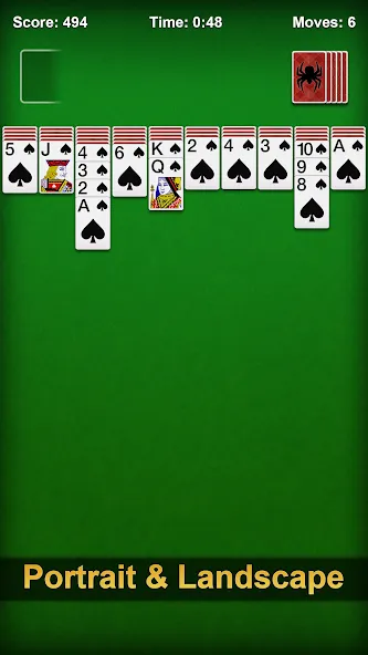 Spider Solitaire screenshot 2