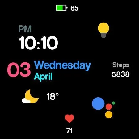 Jacknight - watch face screenshot 21
