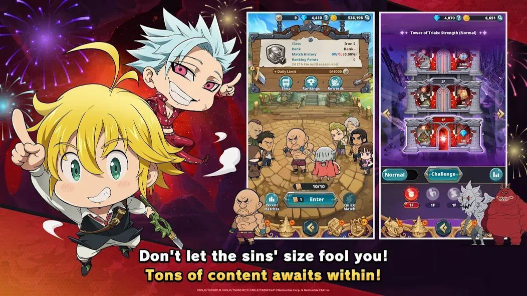 The Seven Deadly Sins: IDLE screenshot 5