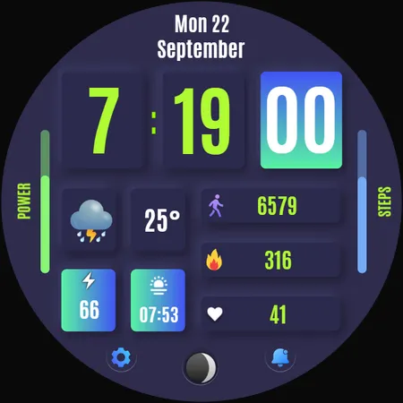Baku Digital Watch Face screenshot 32