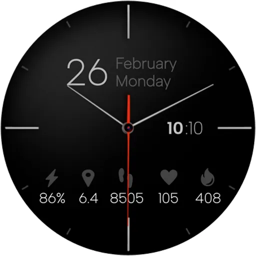 Minimal Classic Watch Face screenshot 17