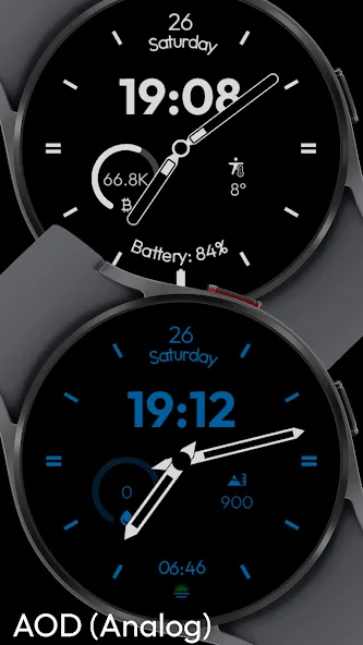 OD27 Black Watch Face screenshot 23