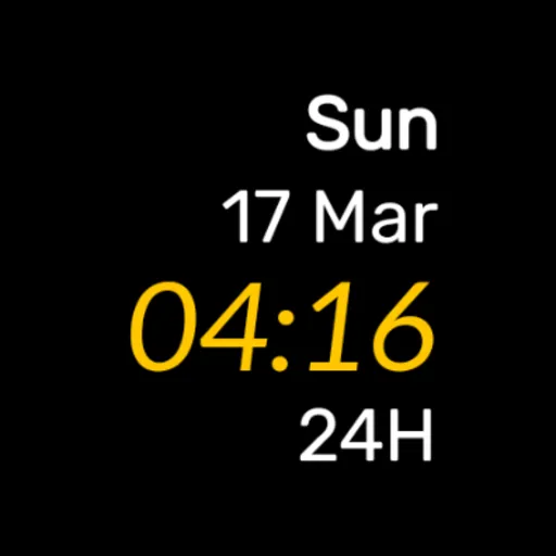 EXD027: Minimal Watch Face screenshot 16