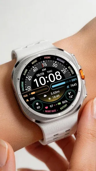 【Custom】Text Clock Turntable screenshot 8