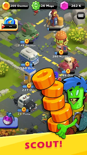 Coin Scout - Idle Clicker Game screenshot 1