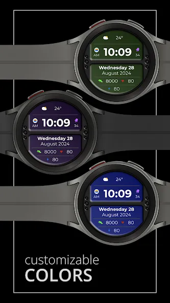 DADAM80: Digital Watch Face screenshot 3