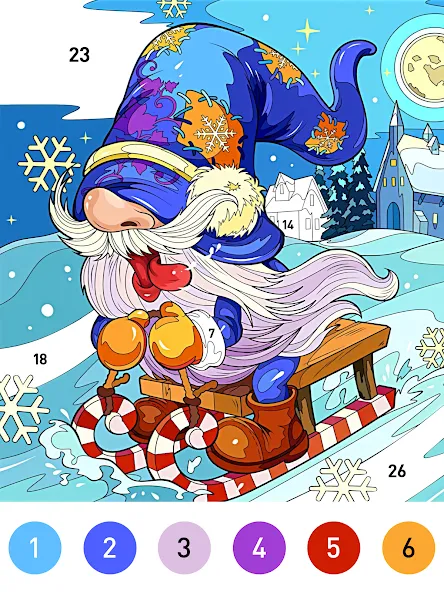 Christmas Winter Coloring Book screenshot 7