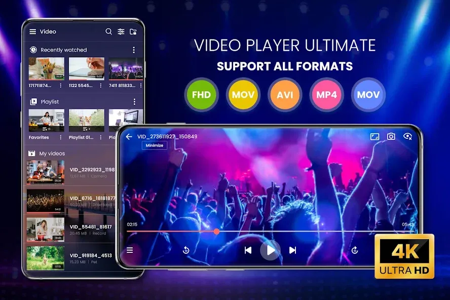 Video player screenshot 1