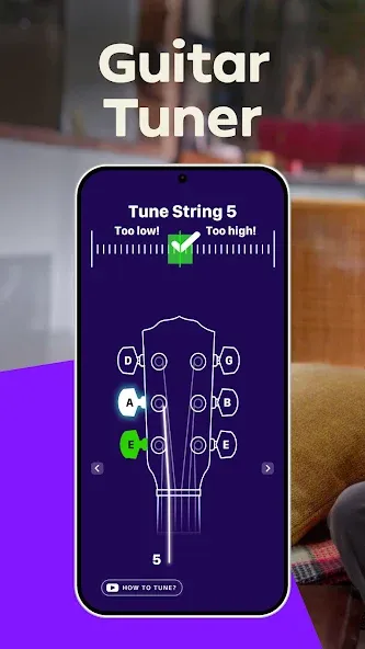 Guitar Tuner - Simply Tune screenshot 1