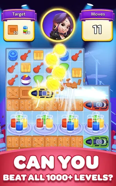 Match 3 - Hard Rock Adventures screenshot 10