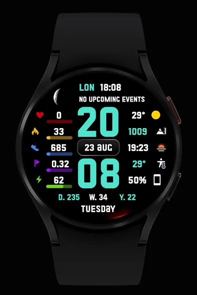 SuperInfo Watch Face Wear OS screenshot 3