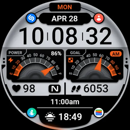 OMG 355 Digital Watch Face screenshot 24