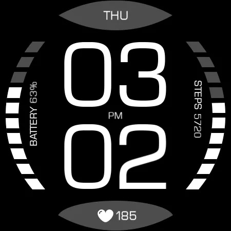 Key098 Digital Watch Face screenshot 27