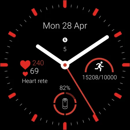 Clear Digits Watch Face screenshot 10