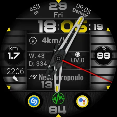 Analog Watch Face CUE137 screenshot 11