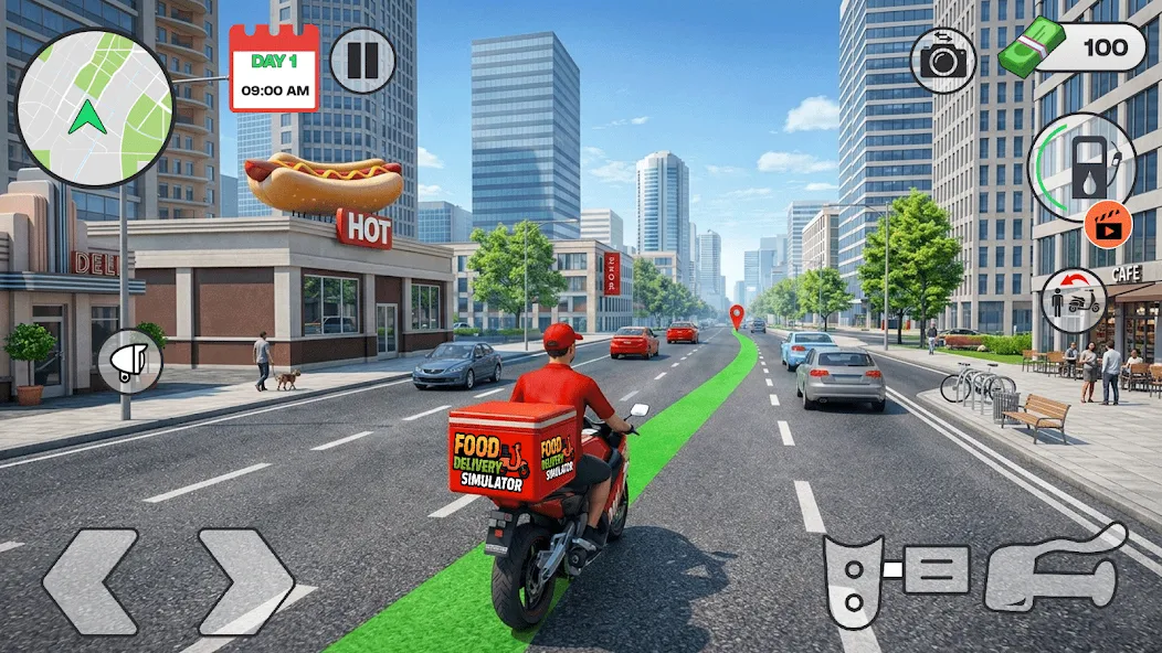 Delivery Boy:Bike Wheelie Game screenshot 3
