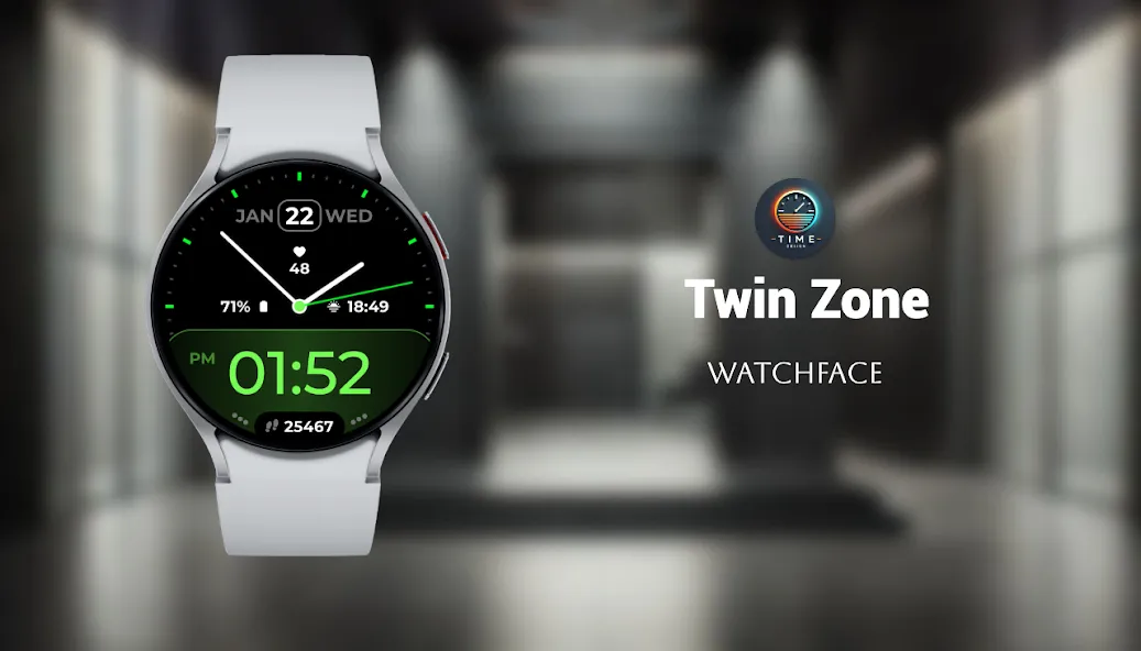 Twin Zone Watch Face screenshot 1