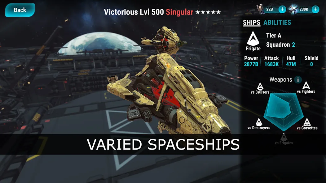 Stellar Wind Idle: Space RPG screenshot 1