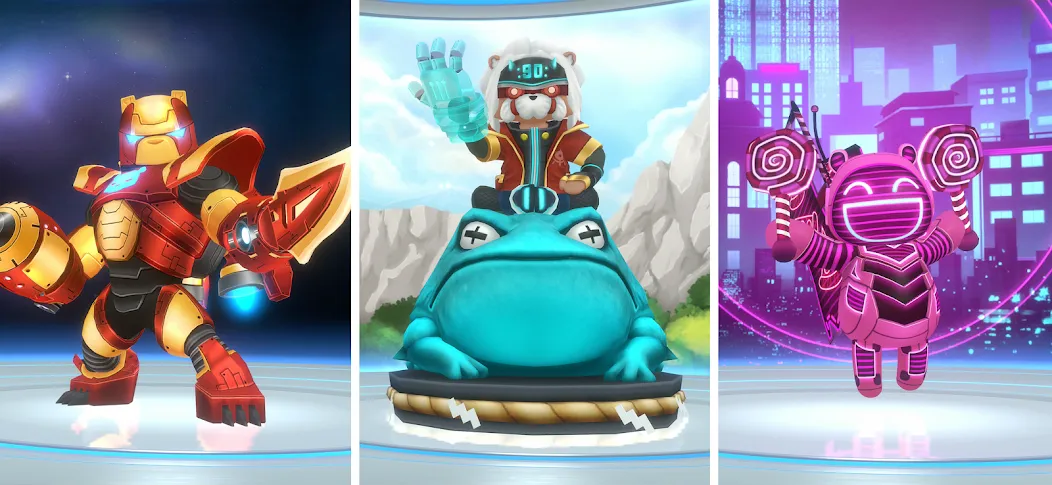 BATTLE BEARS HEROES Mini MOBA screenshot 4