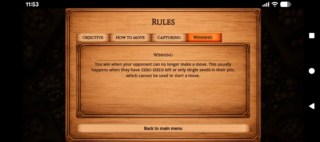 Hus: 4-Row Mancala screenshot 8
