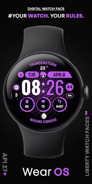 MOON KNIGHT Digital Watch Face screenshot 5