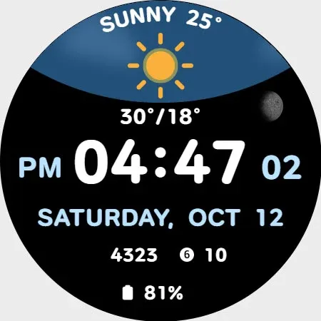 AWD CUTE S watch face screenshot 19