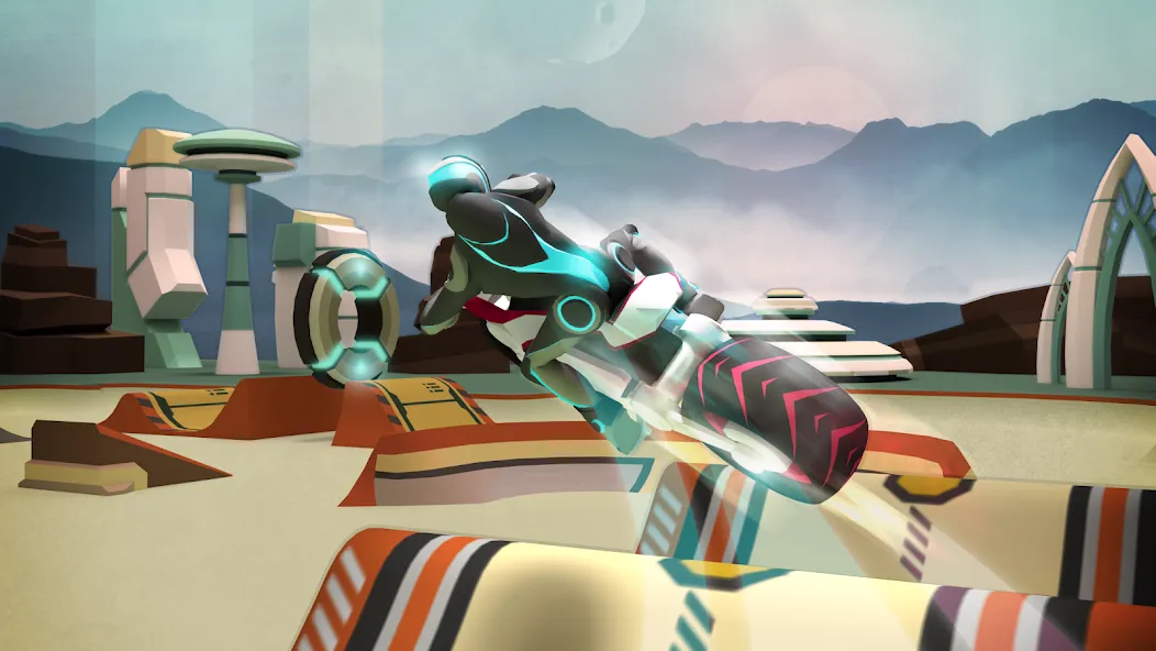 Gravity Rider: Space Bike Race screenshot 6