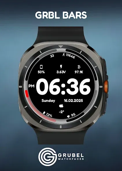 GRBL Bars Watchface screenshot 1