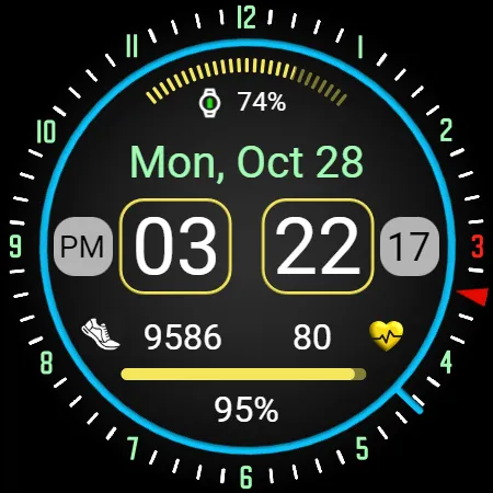Iris505 Digital Watch Face screenshot 17