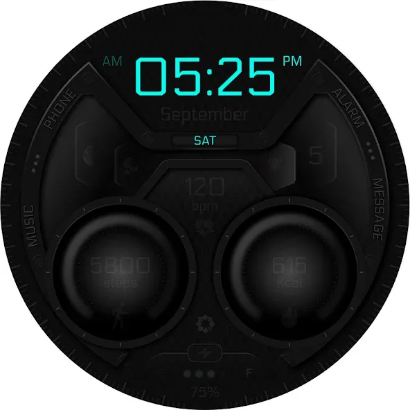 A370 Neon Watch Face screenshot 30