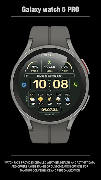 WFP 341 Informer watch face screenshot 8